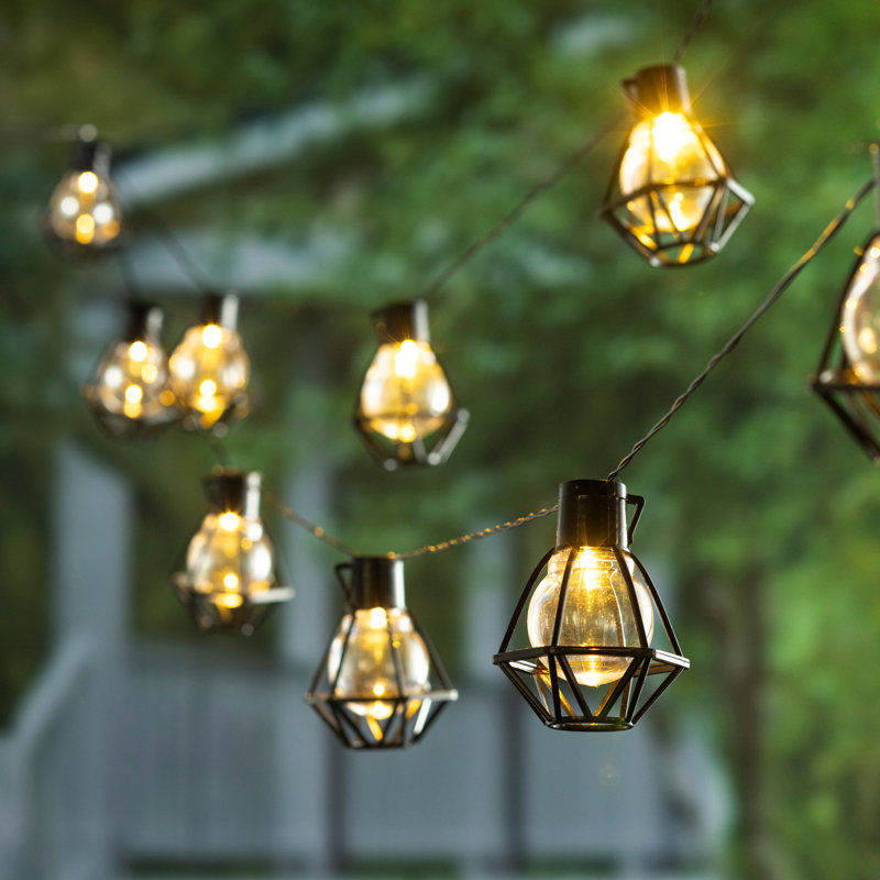 Guirlande de 13 lumières d'extérieur à piles 13,4 '