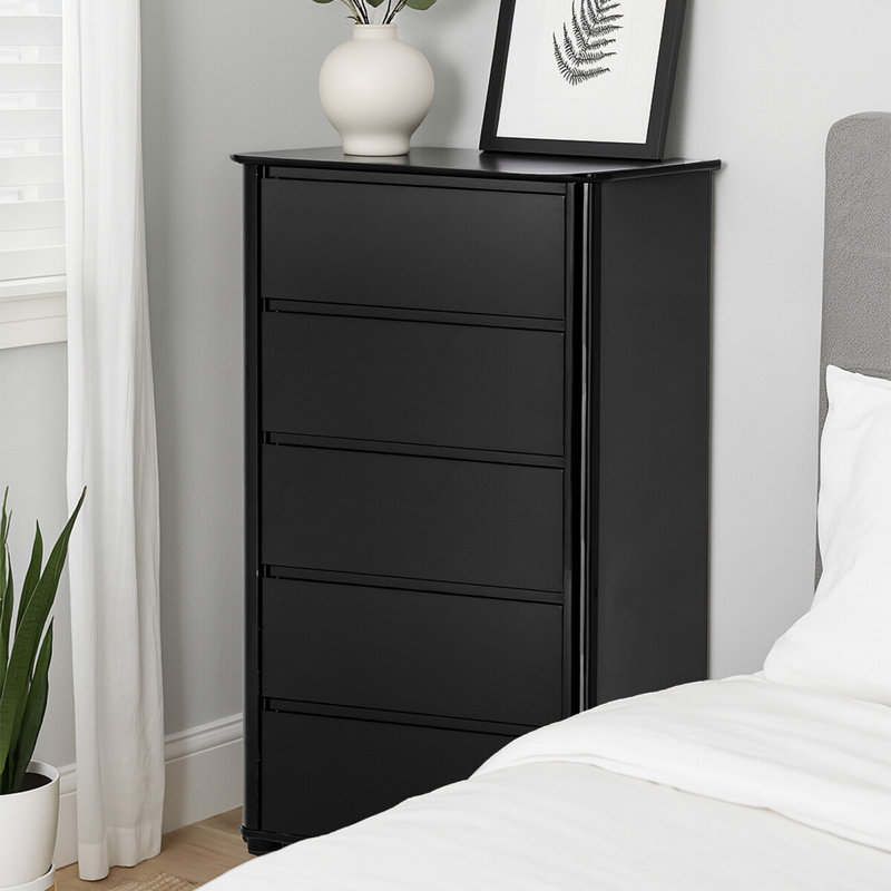 Whisler Solid Wood 60 cm W Chest of 5 Drawers