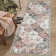 Selester Floral Modern Farmhouse Indoor Area Rug Washable Soft Throw Carpet Mat for Home Décor