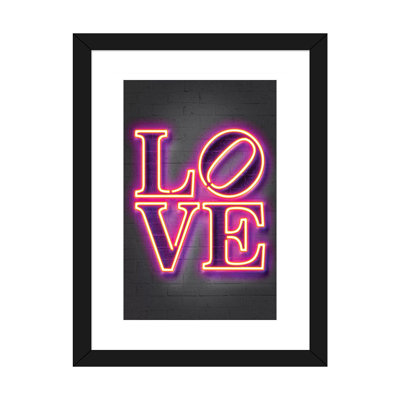 "Love" par Octavio Mielu-impression d’art textuel