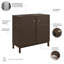 Armoire de rangement basse 2 portes Almodovar-125516539