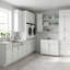 Armoire murale moderne en bouleau blanc moderne avec portes à cadre étroit et quincaillerie à fermeture en douceur pour les cuisines et les espaces polyvalents-122739920-122259410