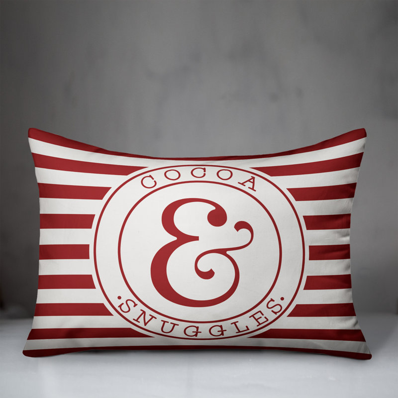  Coussin Cocoa and Snuggles, Housse de coussin seulement - Insert