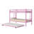 Aafke Twin-Over-Twin Bunk Bed with Trundle,Metal Trundle- W/Safety Rail and Ladder-1482041283