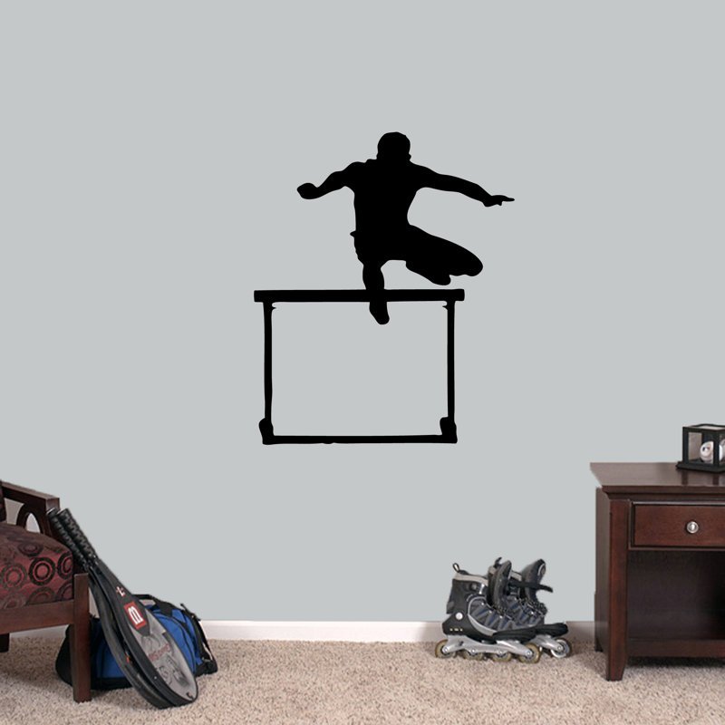 Non-Wall Damaging Wall Decal, Black