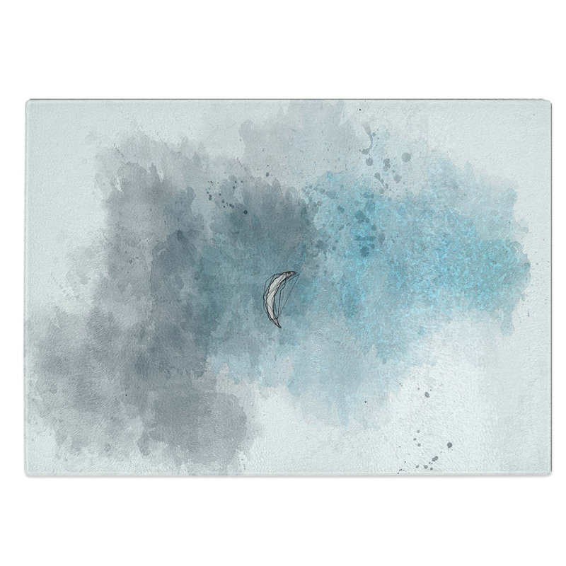 Glass Moon Over india in Abstract Chopping Board, 39 cm W x 28.5 cm L