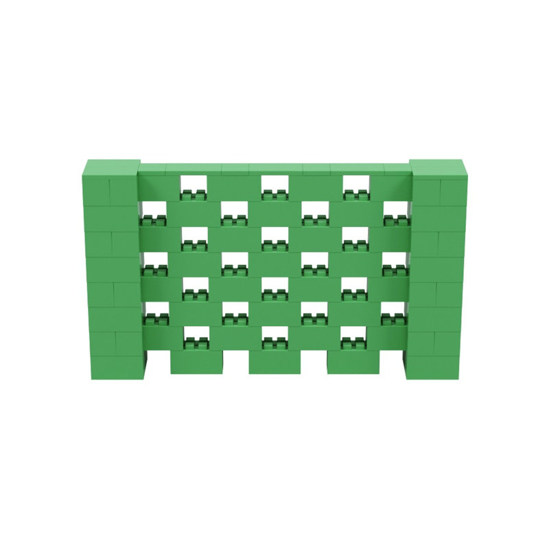 Ensemble mural 4 po de haut Everblock, Vert, 84"