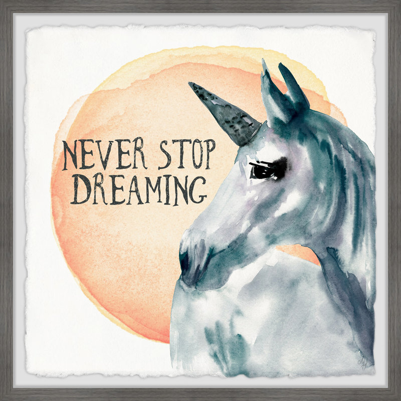 Council Never Stop Dreaming - Single Picture Frame Painting, 51cm H x 51cm W