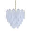 Lustre en verre givré 9 lumières Transitional