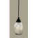 Mini-luminaire suspendu à cordon avec verre fusion