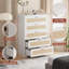 Commode en rotin, grande commode, commode en bois pour la chambre à coucher-900875186