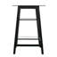 Metal/Glass Sawhorse/A-Frame Writing Desk