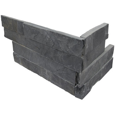Carrelage mural de coin en pierre naturelle 6 po x 18 po Stonecrest