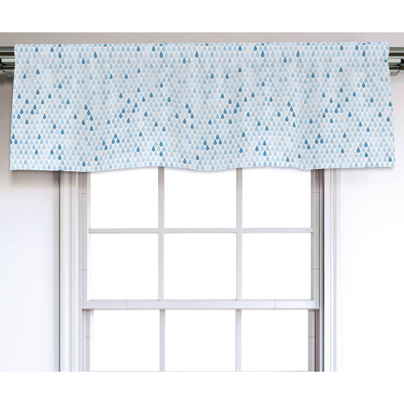 Sateen Ruffled Window Valance