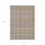 Tapis d'intérieur lavable à carreaux beige 5 pi x 8 pi HomeRoots