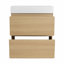 Meuble-lavabo simple avec lavabo simple, meuble-lavabo autoportant avec tiroir double pour la salle de bain-1130833913