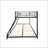 Metal Twin Over Full Bunk Bed