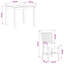 Oak Solid Wood Dining Set-2130720499