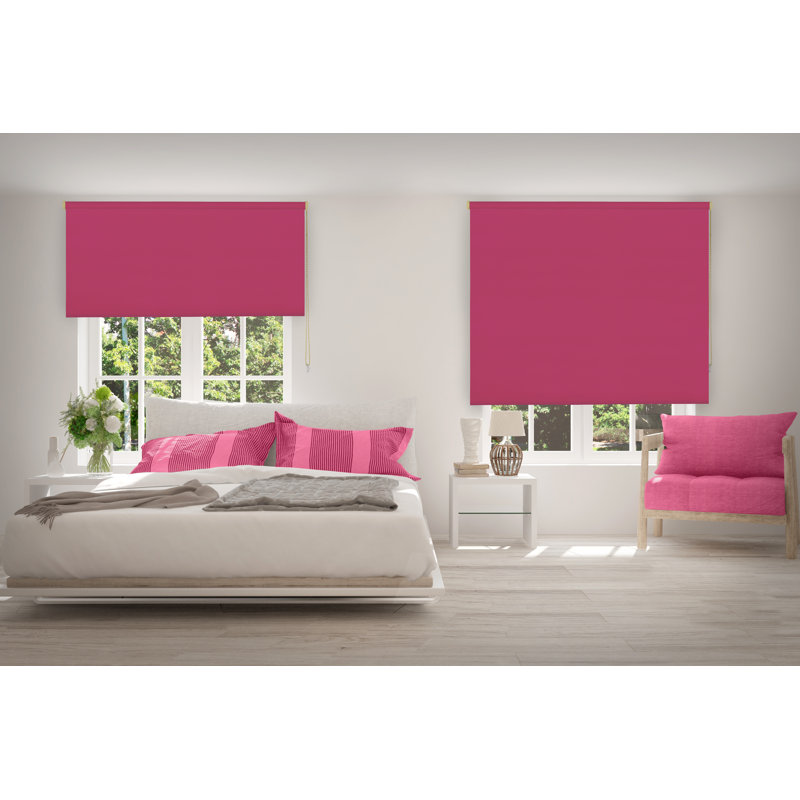Room Darkening, 90cm W x 250cm L, Pink