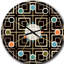 Horloge murale Golden Luxury-40743824