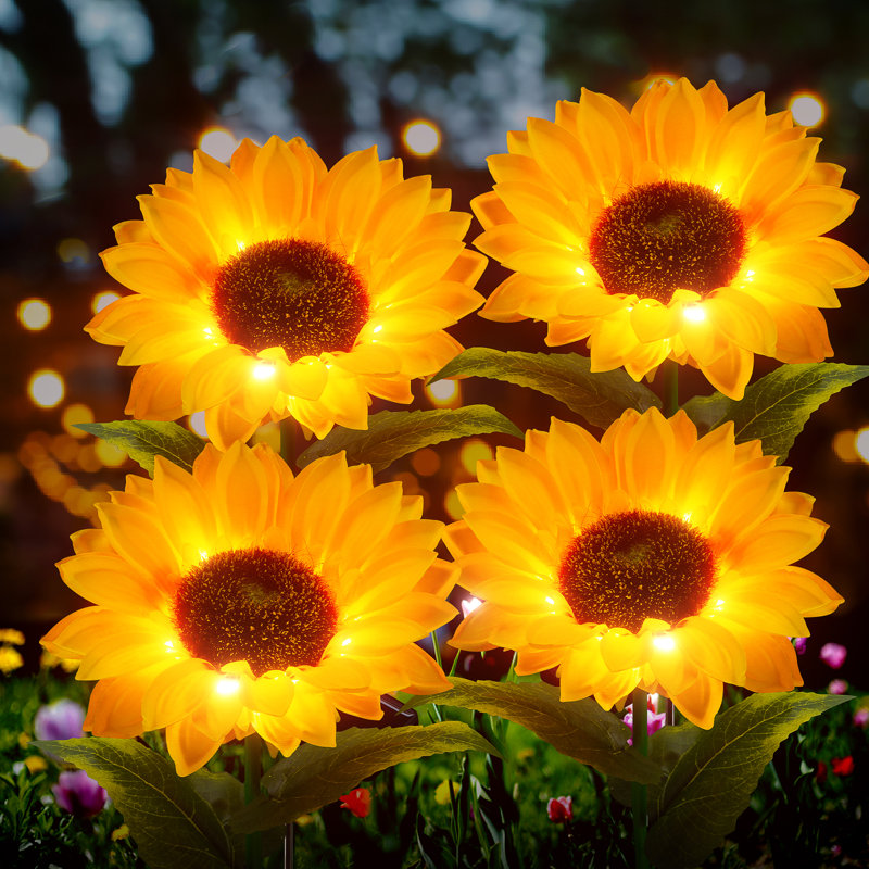 Plastic Low Voltage Solar Powered Integrated LED Pathway Light Pack