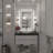 Molly Black Metal Framed LED Front Light and Backlit Anti-Fog Wall Bathroom/ Vanity Mirror-1060104979