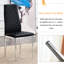 Élégante chaise avec grille en noir - pieds galvanisés, structure en métal, éponge de salle à manger élégante avec structure