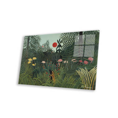 Bay Isle Home Rousseau's Jungle I On Canvas by Henri Rousseau