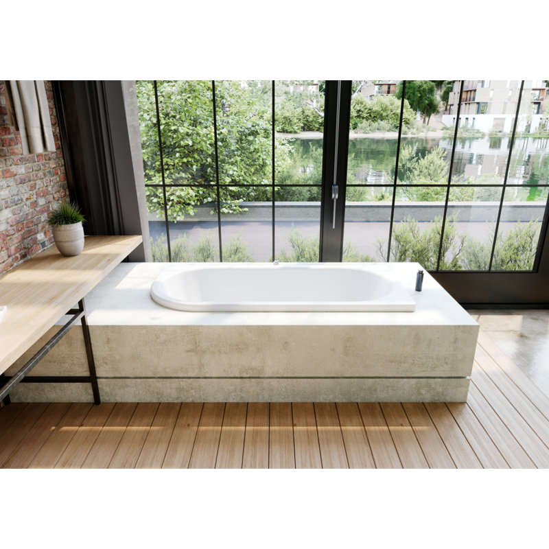 Baignoire de trempage encastrée 70,8661 po x 31,4961 po Centro Duo