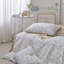 Housse de couette à motif floral bleu-101314523