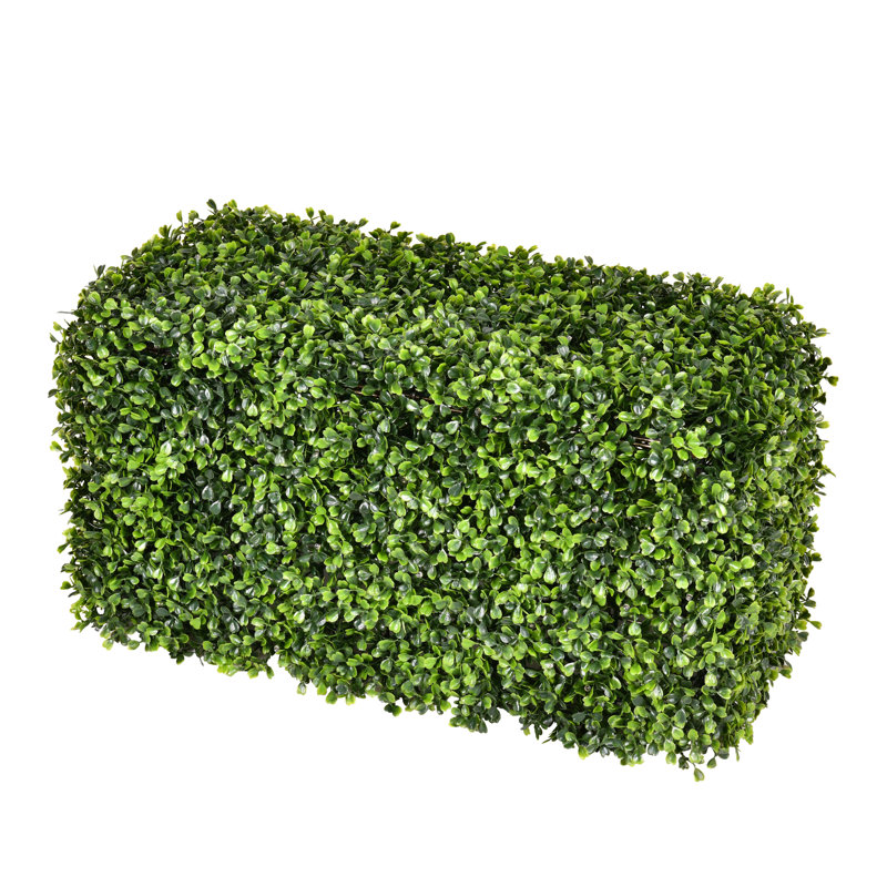 Haie de buis artificielle verte