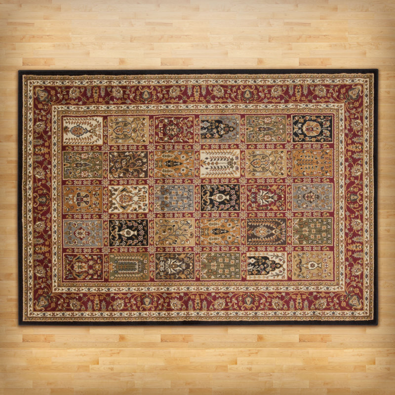 Demartini Oriental Indoor Rug, Rectangle 3'11" x 5'10"