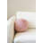 Plush Square Cushion, Dusty Rose, 9.8 x 9.8 x 9.8 inches | 75% Recycled Polyester & 25% Polyester with Silicone Filling | Machine Washable at 68°F | Perfect for Home Decor, Comfortable & Eco-Friendly Seating