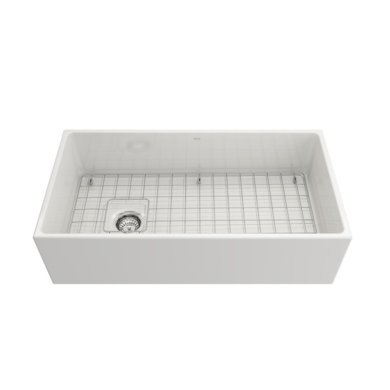 36'' L Fireclay Kitchen Sink, White
