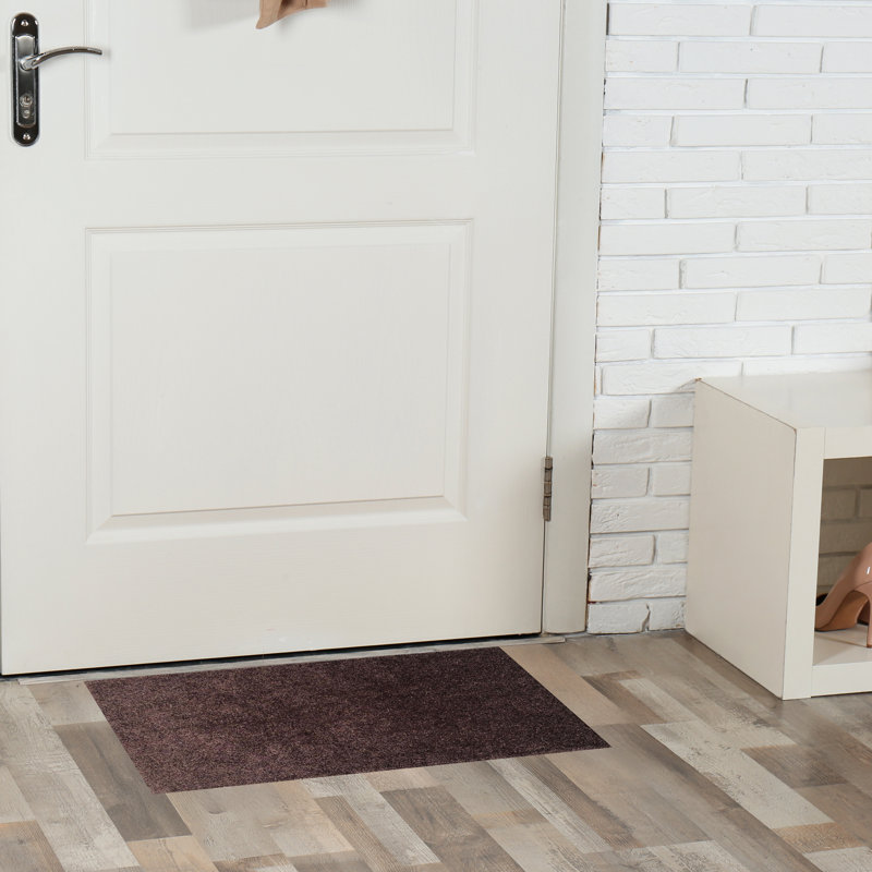 Petit tapis de sol espresso brun, L 20 po x L 28 po