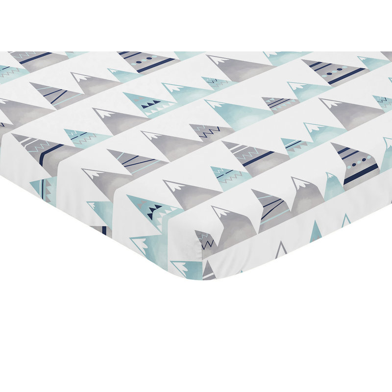 Mini drap-housse pour lit de bébé Mountains