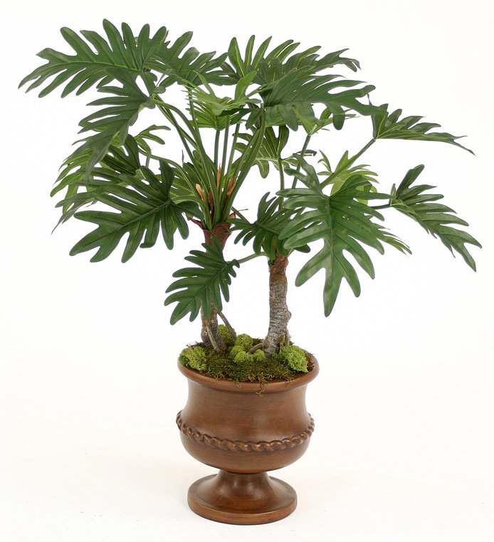 33 " H Faux Foliage Plant in Ceramic Urn