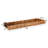Oversized Hand-Woven Rattan Tray with Metal Handles-1470887098
