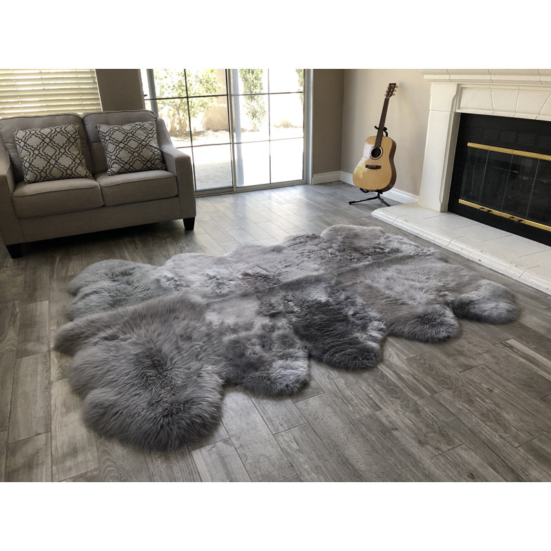 Amaranta Performance Sheepskin Indoor Rug, Novelty 5'5" x 8'6"