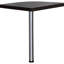 Office L-shape Desk With Cappuccino Colour And File Storage - Deep Finish, Smooth Movement