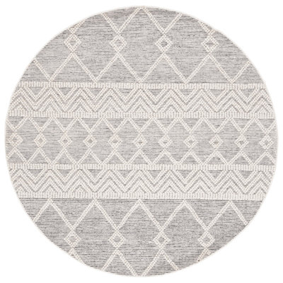 Natura Flat Weave Wool Geometric Rug