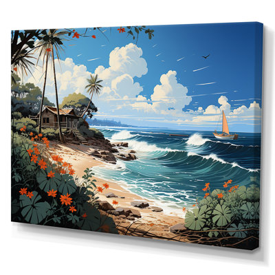 " Turquoise Seaside Trek II "