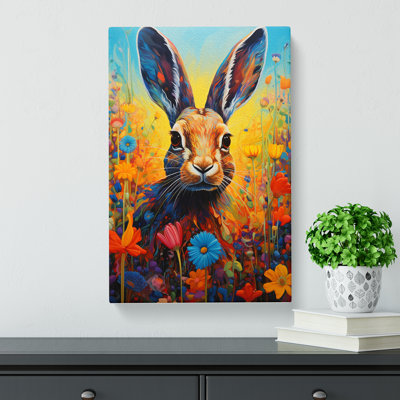 Rabbit Informel - Wrapped Canvas