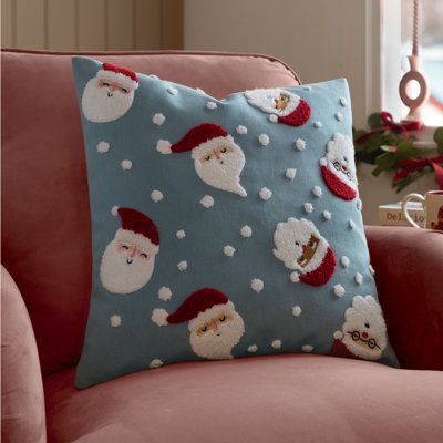 Santas Multi Square Throw Pillow Cover