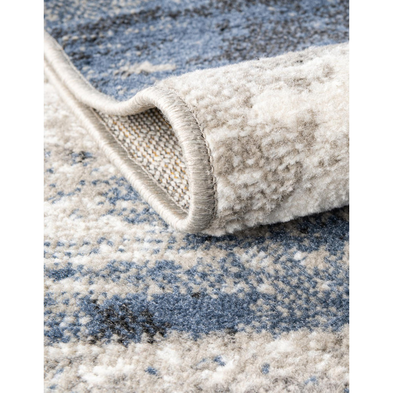 Ivy Bronx Glomma Nathanyl Rug Blue, Rectangle 10' x 13'1"