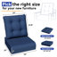 Coussins de chaise d'extérieur résistants aux intempéries en tissu d'oléfine beige, bleu, rouge et durable, résistants à l'eau et aux rayons UV pour les sièges d'extérieur-1024267865-1023547965