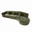 Canapé modulaire courbé de 140 po-2114751953