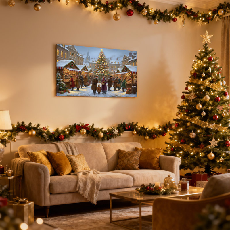 Ensemble de 3 impressions d'art sur toile, H 16 po x l 24 po