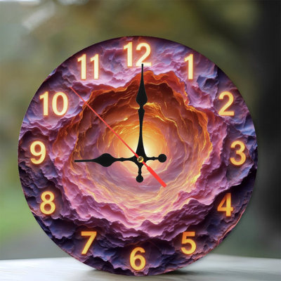 Horloge avec tunnel lumineux
