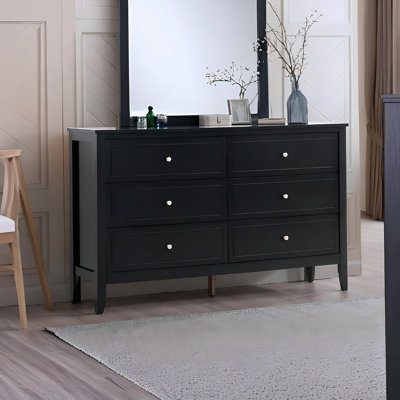Commode 6 tiroirs Woonden